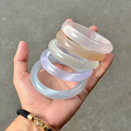 Vòng tay đá mắt mèo, đá thật