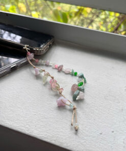 MÓC KHÓA LỌ ĐÁ MINI HANDMADE TARAHANDMADE PHONG CÁCH VINTAGE XINH XẮN, CHAMR ĐÁ TỰ NHIÊN LUNG LINH , DECOR TÚI XÁCH – BALO CỰC DỄ THƯƠNG , QUÀ TẶNG Ý NGHĨA